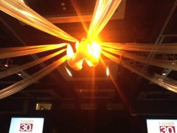  Lighting and chandolier for Northwest Immigrants Rights Project fundraiser at Washington State Convention Center 
