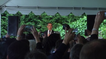  President Barack Obama at private house event 