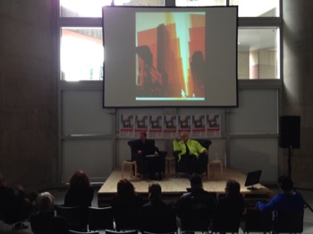  Seattle Art Museum MIRROR unveiling indoor Q&A custom stage with Artist Doug Aitken 