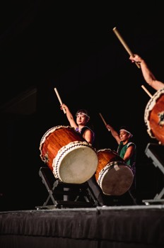  Taiko drummer performing at SEIU 775 Convention 2016 